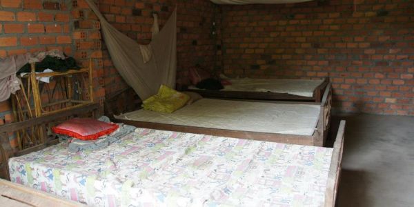 Living conditions at the orphanage.